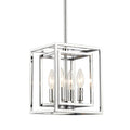 Crystorama ED884124CH Polished Chrome Kai 4 Light Polished Chrome Pendant Image 1