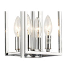 Crystorama ED884124CH Polished Chrome Kai 4 Light Polished Chrome Pendant Image 5