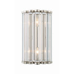 Crystorama ELL-B3002-PN Polished Nickel Libby Langdon For Crystorama Elliot 2 Light Polished Nickel Wall Mount Image 1