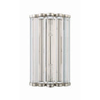 Crystorama ELL-B3002-PN Polished Nickel Libby Langdon For Crystorama Elliot 2 Light Polished Nickel Wall Mount Image 3