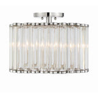 Crystorama ELL-B3004-PN_CEILING Polished Nickel Libby Langdon For Crystorama Elliot 4 Light Polished Nickel Ceiling Mount Image 1