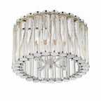 Crystorama Elliot Libby Langdon For Crystorama Elliot 4 Light Polished Nickel Ceiling Mount