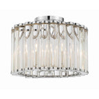 Crystorama ELL-B3004-PN_CEILING Polished Nickel Libby Langdon For Crystorama Elliot 4 Light Polished Nickel Ceiling Mount Image 3