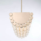Crystorama ELL-B3007-PN Polished Nickel Libby Langdon For Crystorama Elliot 6 Light Polished Nickel Linear Chandelier Image 3