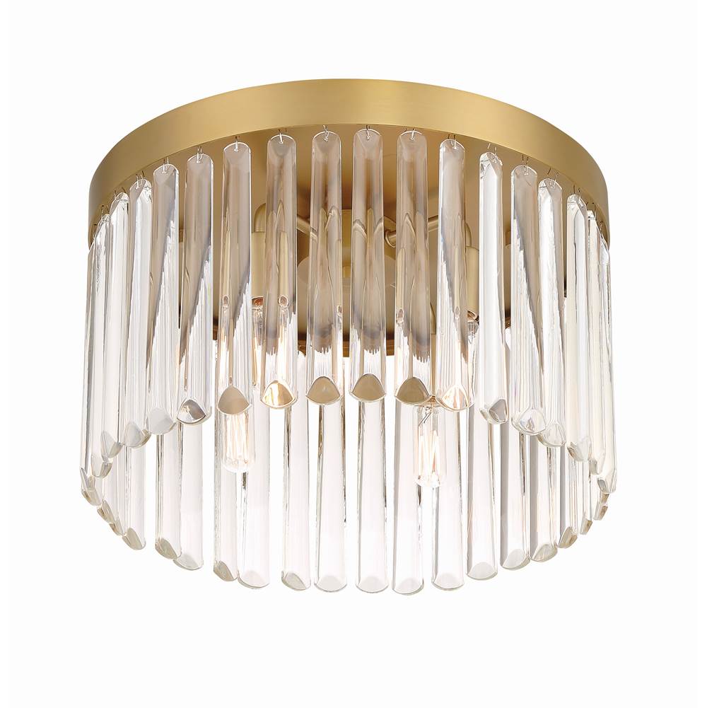 Crystorama EMO-5400-MG Modern Gold Emory 4 Light Modern Gold Ceiling Mount Image 4