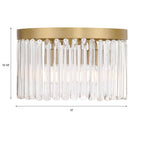 Crystorama EMO-5400-MG Modern Gold Emory 4 Light Modern Gold Ceiling Mount Image 2
