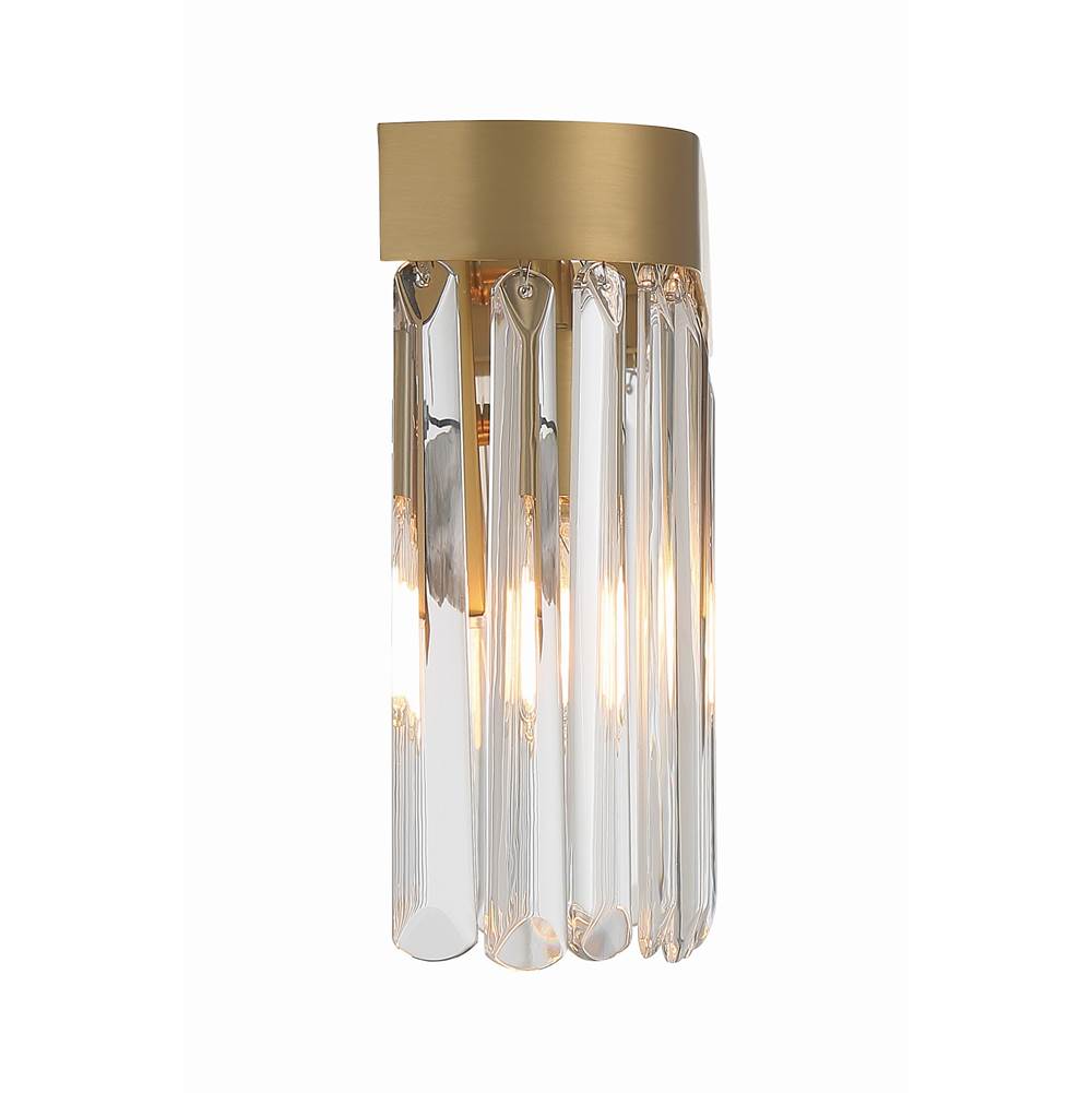 Crystorama EMO-5403-MG Modern Gold Emory 4 Light Modern Gold Bathroom Vanity Image 4