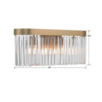 Crystorama EMO-5403-MG Modern Gold Emory 4 Light Modern Gold Bathroom Vanity Image 2