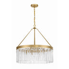 Crystorama Emory 8 Light Black Forged Chandelier