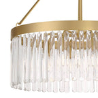 Crystorama EMO-5406-MG Modern Gold Emory 8 Light Modern Gold Chandelier Image 4