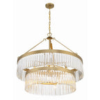 Crystorama EMO-5408-MG Modern Gold Emory 9 Light Modern Gold Chandelier Image 2