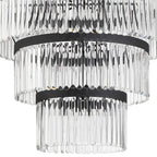 Crystorama EMO-5409-BF Black Forged Emory 22 Light Black Forged Chandelier Image 5