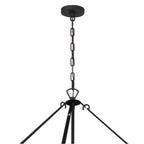 Crystorama EMO-5409-BF Black Forged Emory 22 Light Black Forged Chandelier Image 4