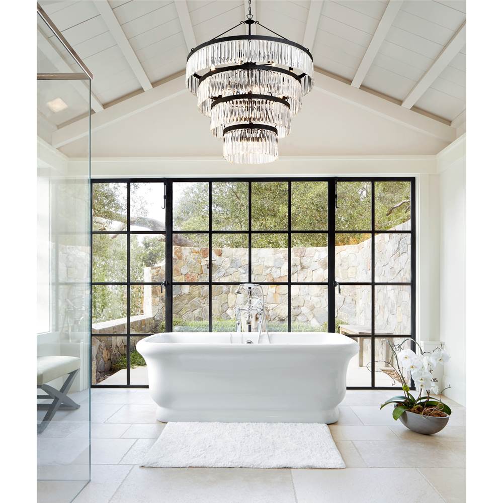 Crystorama EMO-5409-BF Black Forged Emory 22 Light Black Forged Chandelier Image 3
