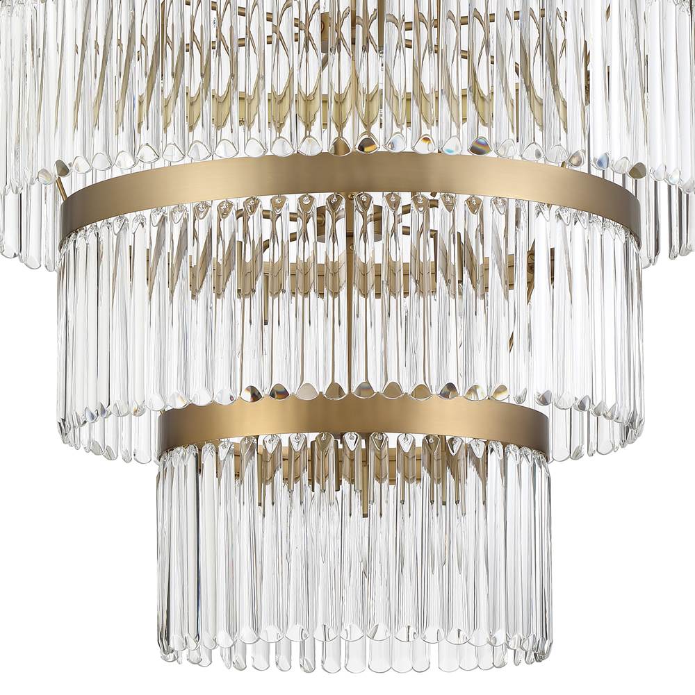 Crystorama EMO-5409-MG Modern Gold Emory 22 Light Modern Gold Chandelier Image 4