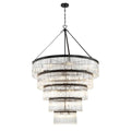 Crystorama EMO-5430-BF Black Forged Emory 30 Light Black Forged Chandelier Image 1