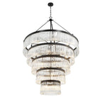 Crystorama EMO-5430-BF Black Forged Emory 30 Light Black Forged Chandelier Image 4