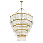 Crystorama EMO-5430-MG Modern Gold Emory 30 Light Modern Gold Chandelier Image 6