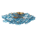 Crystorama Esme 22.5'' Aged Brass Semi Flush Mount