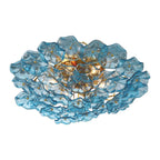 Crystorama ESM-4000-AG-BL Aged Brass Esme 22.5'' Aged Brass Semi Flush Mount Image 5