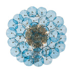 Crystorama ESM-4000-AG-BL Aged Brass Esme 22.5'' Aged Brass Semi Flush Mount Image 4