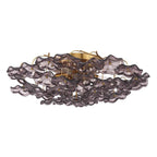 Crystorama Esme 22.5'' Aged Brass Semi Flush Mount