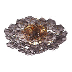 Crystorama ESM-4000-AG-SM Aged Brass Esme 22.5'' Aged Brass Semi Flush Mount Image 5