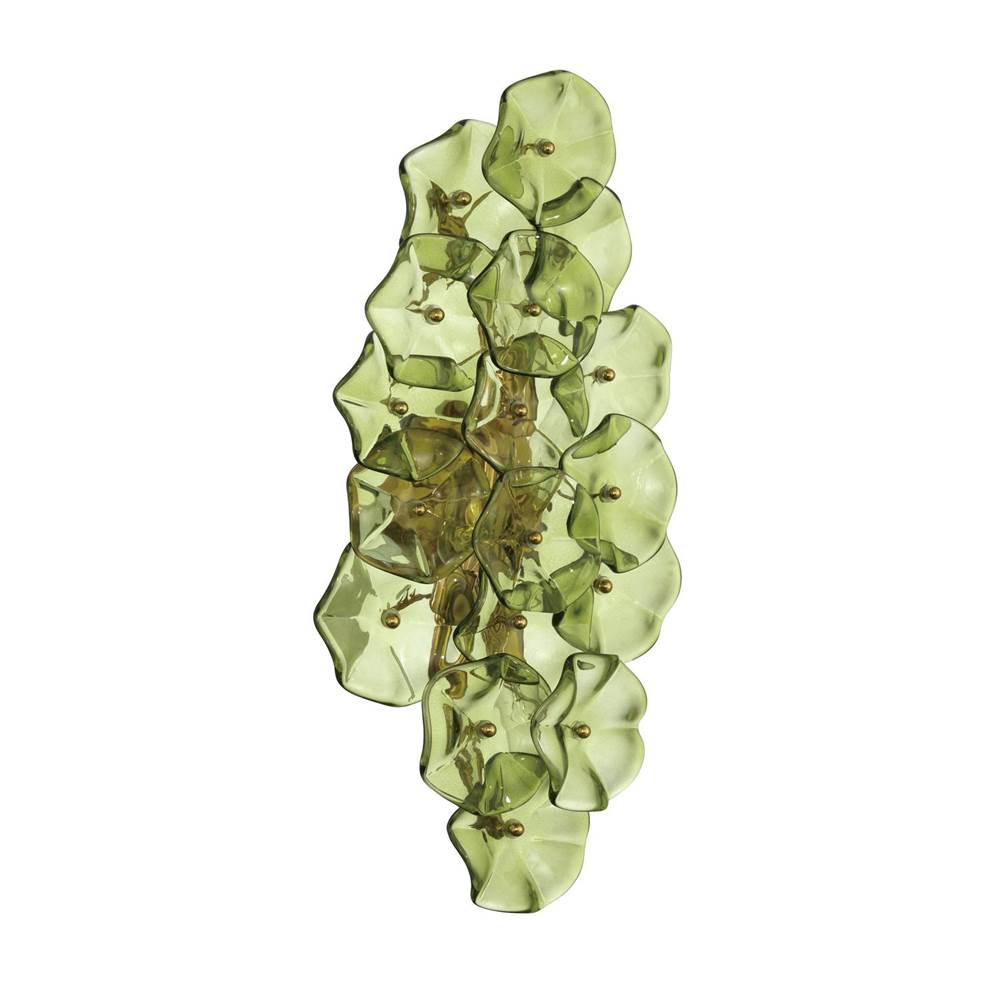 Crystorama Esme 23'' Aged Brass Sconce
