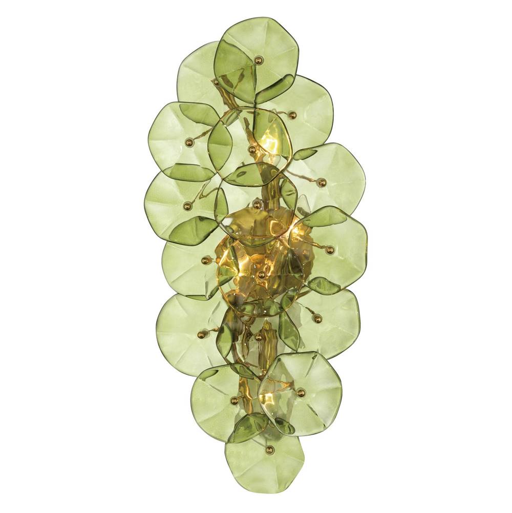 Crystorama ESM-4001-AG-GR Aged Brass Esme 23'' Aged Brass Sconce Image 6