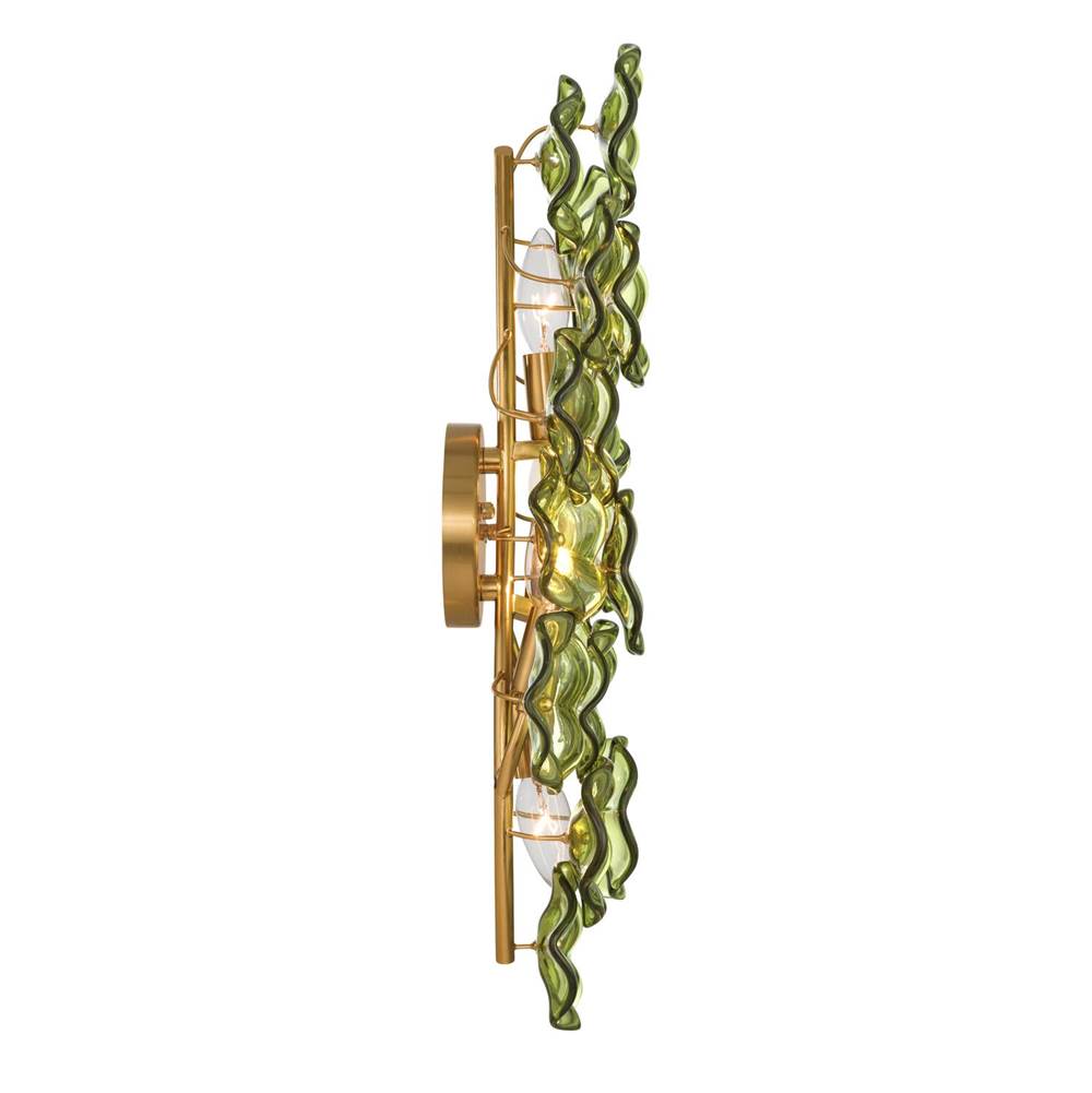 Crystorama ESM-4001-AG-GR Aged Brass Esme 23'' Aged Brass Sconce Image 5