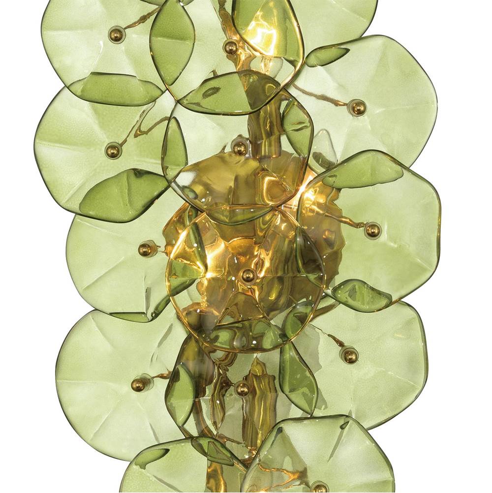 Crystorama ESM-4001-AG-GR Aged Brass Esme 23'' Aged Brass Sconce Image 4