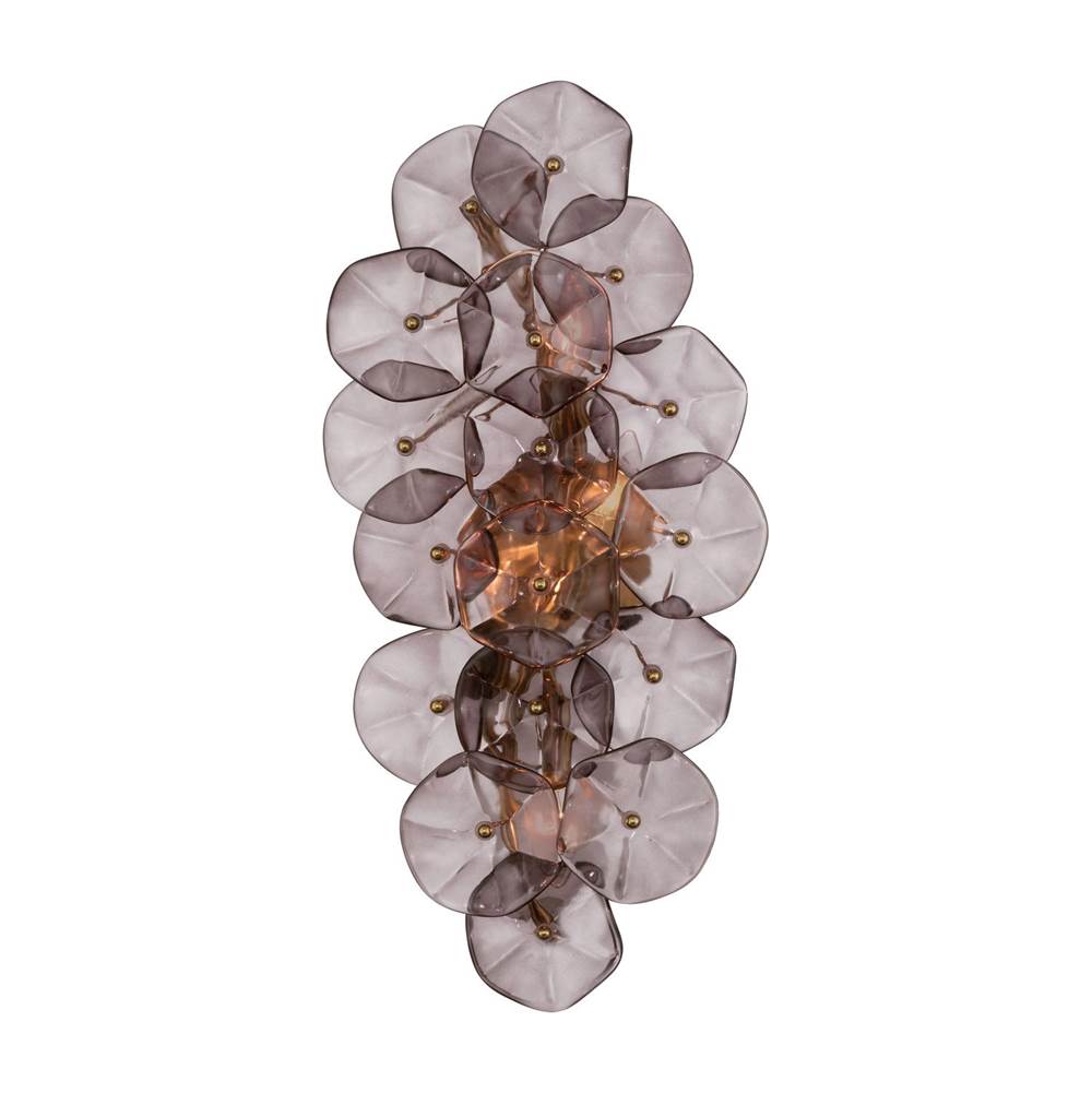 Crystorama ESM-4001-AG-SM Aged Brass Esme 23'' Aged Brass Sconce Image 6