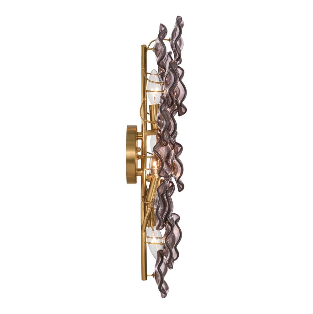 Crystorama ESM-4001-AG-SM Aged Brass Esme 23'' Aged Brass Sconce Image 5