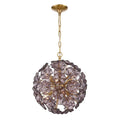 Crystorama ESM-4005-AG-SM Aged Brass Esme 18.25'' Aged Brass Chandelier Image 1