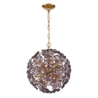 Crystorama ESM-4005-AG-SM Aged Brass Esme 18.25'' Aged Brass Chandelier Image 1