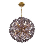 Crystorama ESM-4005-AG-SM Aged Brass Esme 18.25'' Aged Brass Chandelier Image 5