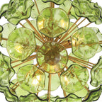 Crystorama ESM-4006-AG-GR Aged Brass Esme 9 Light Aged Brass Pendant Image 3