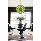 Crystorama ESM-4006-AG-GR Aged Brass Esme 9 Light Aged Brass Pendant Image 2