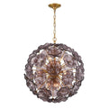 Crystorama ESM-4006-AG-SM Aged Brass Esme 9 Light Aged Brass Pendant Image 1