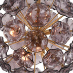Crystorama ESM-4006-AG-SM Aged Brass Esme 9 Light Aged Brass Pendant Image 3