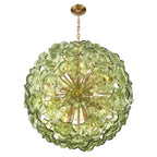 Crystorama ESM-4009-AG-GR Aged Brass Esme 28'' Aged Brass Chandelier Image 5