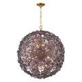Crystorama ESM-4009-AG-SM Aged Brass Esme 28'' Aged Brass Chandelier Image 1