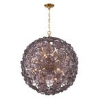 Crystorama ESM-4009-AG-SM Aged Brass Esme 28'' Aged Brass Chandelier Image 1