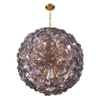 Crystorama ESM-4009-AG-SM Aged Brass Esme 28'' Aged Brass Chandelier Image 5