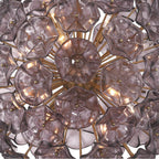 Crystorama ESM-4009-AG-SM Aged Brass Esme 28'' Aged Brass Chandelier Image 4