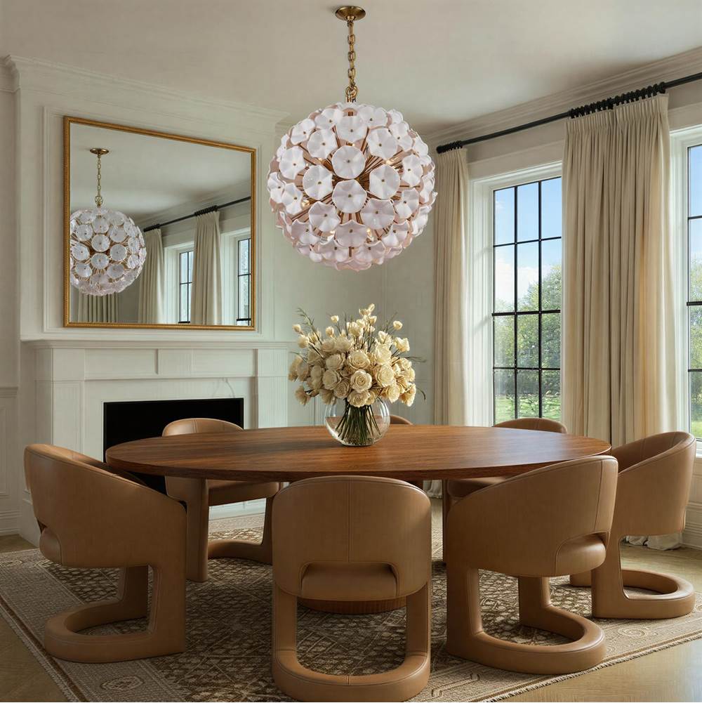 Crystorama ESM-4009-AG-WH Aged Brass Esme 28'' Aged Brass Chandelier Image 3