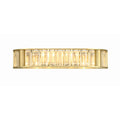 Crystorama FAR-6005-AG Aged Brass Libby Langdon For Crystorama Farris 4 Light Aged Brass Bathroom Vanity Image 1