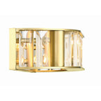 Crystorama FAR-6005-AG Aged Brass Libby Langdon For Crystorama Farris 4 Light Aged Brass Bathroom Vanity Image 2