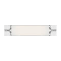 Crystorama FOS-A8051-CH Polished Chrome Foster 1 Light Polished Chrome Bathroom Vanity Image 1