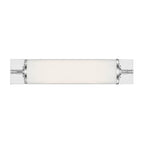 Crystorama FOS-A8051-CH Polished Chrome Foster 1 Light Polished Chrome Bathroom Vanity Image 1